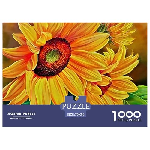Sonnenblumen Puzzle 1000 Teile EIN Herausforderndes Rätsel, Beautiful Flower Puzzles Für Erwachsene Lernspiel Herausforderungsspielzeug Erwachsenenpuzzle 70x50cm/1000pcs Sonnenblumen Puzzle 1000 Teile EIN Herausforderndes Rätsel, Beautiful Flower Puzzles Für Erwachsene Lernspiel Herausforderungsspielzeug Erwachsenenpuzzle 70x50cm/1000pcs von JCOUSDAEO