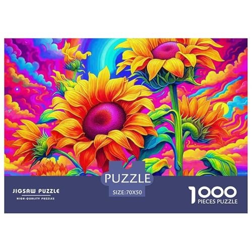 Sonnenblumen Puzzle 1000 Teile Farbenfrohes Puzzle Für Erwachsene Und Kinder Beautiful Flower Geschicklichkeitsspiel Für Die Ganze Familie, 1000-teilige Puzzles70x50cm/1000pcs Sonnenblumen Puzzle 1000 Teile Farbenfrohes Puzzle Für Erwachsene Und Kinder Beautiful Flower Geschicklichkeitsspiel Für Die Ganze Familie, 1000-teilige Puzzles70x50cm/1000pcs von JCOUSDAEO