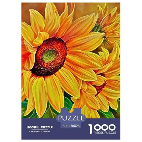 Sonnenblumen Puzzle 1000 Teile Farbenfrohes Puzzle Für Erwachsene Und Kinder Beautiful Flower Puzzles Für Erwachsene Lernspiel Herausforderungsspielzeug Erwachsenenpuzzle 38x26cm/1000pcs Sonnenblumen Puzzle 1000 Teile Farbenfrohes Puzzle Für Erwachsene Und Kinder Beautiful Flower Puzzles Für Erwachsene Lernspiel Herausforderungsspielzeug Erwachsenenpuzzle 38x26cm/1000pcs von JCOUSDAEO