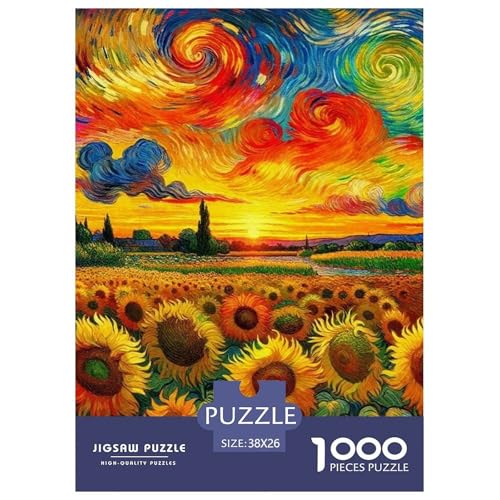 Sonnenblumen Puzzle 1000 Teile Klassische Puzzles Schwer Für Erwachsene Und Kinder Beautiful Flower Geschicklichkeitsspiel Für Die Ganze Familie, Erwachsenenpuzzle 38x26cm/100 Sonnenblumen Puzzle 1000 Teile Klassische Puzzles Schwer Für Erwachsene Und Kinder Beautiful Flower Geschicklichkeitsspiel Für Die Ganze Familie, Erwachsenenpuzzle 38x26cm/100 von JCOUSDAEO