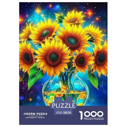 Sonnenblumen Puzzle 1000 Teile Klassische Puzzles Schwer Für Erwachsene Und Kinder Beautiful Flower Puzzles Für Erwachsene Lernspiel Herausforderungsspielzeug 1000-teilige Puzzles38x26cm/1000pcs Sonnenblumen Puzzle 1000 Teile Klassische Puzzles Schwer Für Erwachsene Und Kinder Beautiful Flower Puzzles Für Erwachsene Lernspiel Herausforderungsspielzeug 1000-teilige Puzzles38x26cm/1000pcs von JCOUSDAEO
