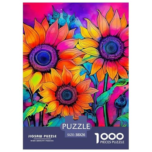 Sonnenblumen Puzzle 1000 Teile Klassische Puzzles Schwer Für Erwachsene Und Kinder Beautiful Flower Puzzles Für Erwachsene Lernspiel Herausforderungsspielzeug 1000-teilige Puzzles38x26cm/1000pcs Sonnenblumen Puzzle 1000 Teile Klassische Puzzles Schwer Für Erwachsene Und Kinder Beautiful Flower Puzzles Für Erwachsene Lernspiel Herausforderungsspielzeug 1000-teilige Puzzles38x26cm/1000pcs von JCOUSDAEO