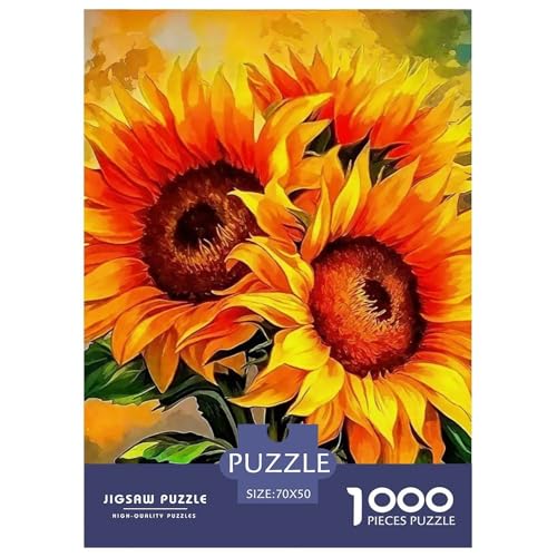 Sonnenblumen Puzzle 1000 Teile Klassische Puzzles Schwer Für Erwachsene Und Kinder Beautiful Flower Puzzles Für Erwachsene Lernspiel Herausforderungsspielzeug Erwachsenenpuzzle 70x50cm/1000pc Sonnenblumen Puzzle 1000 Teile Klassische Puzzles Schwer Für Erwachsene Und Kinder Beautiful Flower Puzzles Für Erwachsene Lernspiel Herausforderungsspielzeug Erwachsenenpuzzle 70x50cm/1000pc von JCOUSDAEO