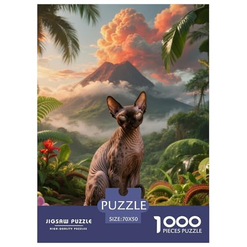 Sphynx Puzzle 1000 Pieces A Challenging Puzzle Haustier Katze Puzzle Games for The Whole Family Colourful Toy for Children from 8-12 Years for Children from 14 Years70x50cm/1000pcs Sphynx Puzzle 1000 Pieces A Challenging Puzzle Haustier Katze Puzzle Games for The Whole Family Colourful Toy for Children from 8-12 Years for Children from 14 Years70x50cm/1000pcs von JCOUSDAEO