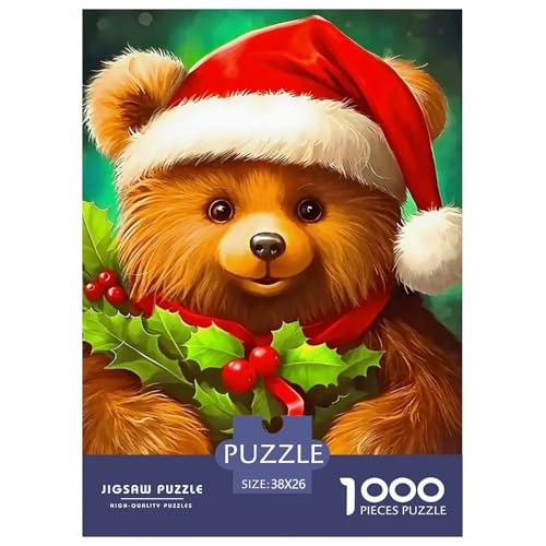 Süsser Kleiner Bär 1000 Piece Puzzle A Challenging Puzzle Süße Tiere Puzzle Games for The Whole Family Colourful Toy for Children from 8-12 Years for Older Children38x26cm/1000pcs von JCOUSDAEO
