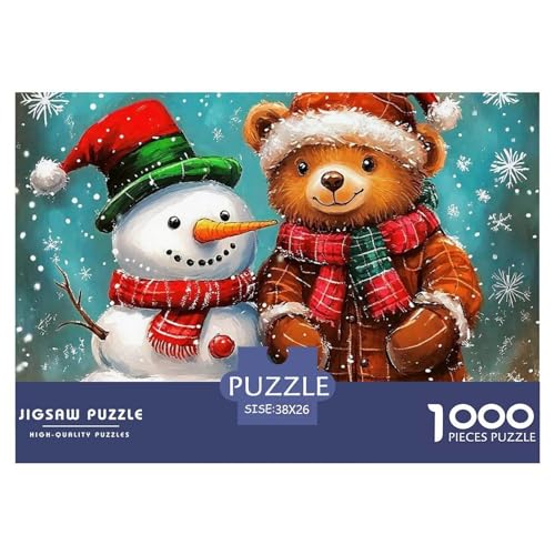 Süsser Kleiner Bär 1000 Piece Puzzle A Challenging Puzzle Süße Tiere Puzzle Games for The Whole for Women, Gifts for Men for Older Children38x26cm/1000pcs von JCOUSDAEO