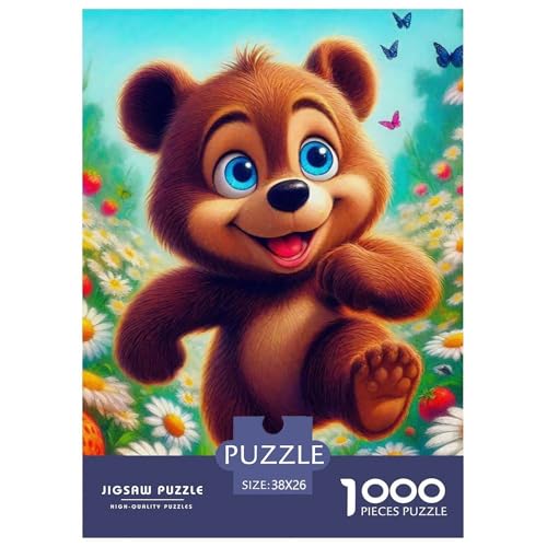 Süsser Kleiner Bär 1000 Piece Puzzle A Challenging Puzzle Süße Tiere Puzzles for Adults Educational Game Challenge Toy Gifts for Women, Gifts for Men for Older Children38x26cm/1000pcs von JCOUSDAEO