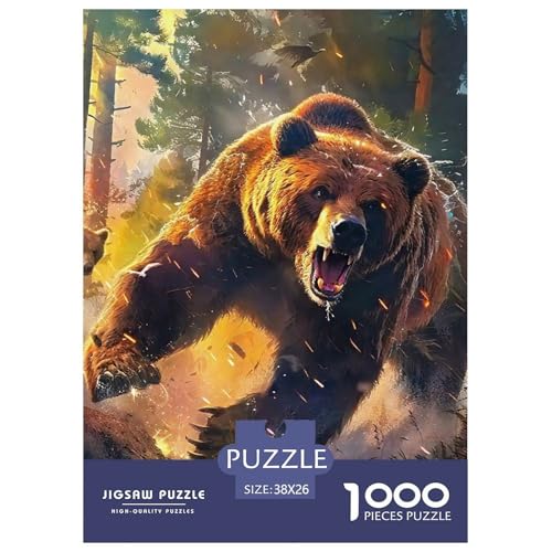 Süsser Kleiner Bär 1000 Piece Puzzle A Challenging Puzzle Süße Tiere Puzzles for Adults Educational Game Challenge Toy Gifts for Women, Gifts for Men for Older Children38x26cm/1000pcs von JCOUSDAEO