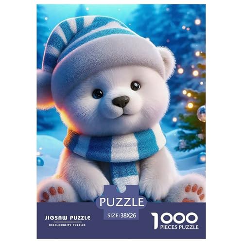 Süsser Kleiner Bär 1000 Piece Puzzle A Challenging Puzzle Süße Tiere Puzzles for Adults and Children Colourful Toy for Children from 8-12 Years for Older Children38x26cm/1000pcs von JCOUSDAEO