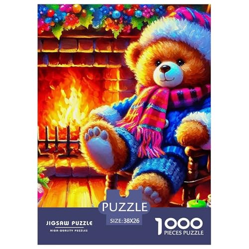 Süsser Kleiner Bär 1000 Piece Puzzle A Challenging Puzzle Süße Tiere Puzzles for Adults and Children Colourful Toy for Children from 8-12 Years for Older Children38x26cm/1000pcs von JCOUSDAEO