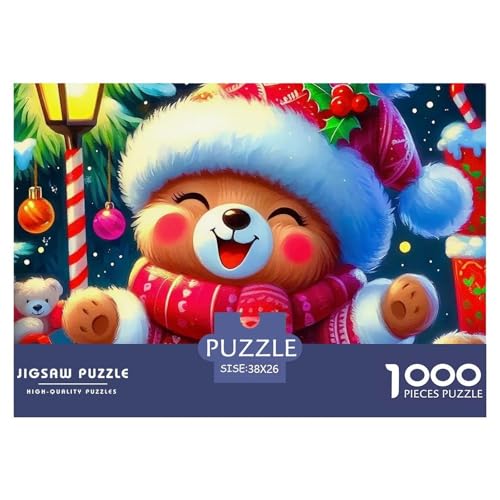 Süsser Kleiner Bär 1000 Piece Puzzle A Challenging Puzzle Süße Tiere Puzzles for Adults and Children Colourful Toy for Children from 8-12 Years for Older Children38x26cm/1000pcs von JCOUSDAEO