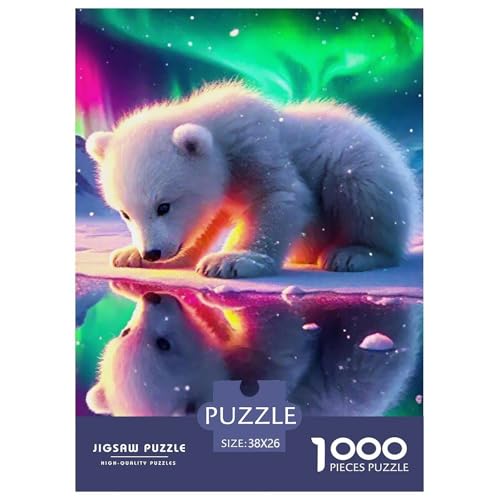 Süsser Kleiner Bär 1000 Piece Puzzle A Challenging Puzzle Süße Tiere Puzzles for Adults and Children Gifts for Women, Gifts for Men for Children from 14 Years38x26cm/1000pcs von JCOUSDAEO