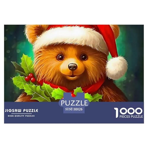 Süsser Kleiner Bär 1000 Piece Puzzle A Challenging Puzzle Süße Tiere Puzzles for Adults and Children Gifts for Women, Gifts for Men for Children from 14 Years38x26cm/1000pcs von JCOUSDAEO