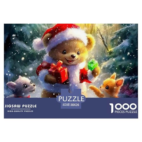 Süsser Kleiner Bär 1000 Piece Puzzle Puzzle for Men and Women Süße Tiere Puzzle Games for The Whole for Women, Gifts for Men for Children from 14 Years38x26cm/1000pcs von JCOUSDAEO
