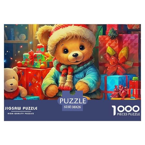Süsser Kleiner Bär Puzzle 1000 Pieces A Challenging Puzzle Süße Tiere Puzzle Games for The Whole Family Colourful Toy for Children from 8-12 Years for Older Children38x26cm/1000pcs von JCOUSDAEO