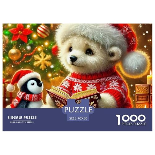 Süsser Kleiner Bär Puzzle 1000 Pieces A Challenging Puzzle Süße Tiere Puzzle Games for The Whole Family Colourful Toy for Children from 8-12 Years for Older Children70x50cm/1000pcs von JCOUSDAEO