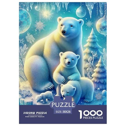 Süsser Kleiner Bär Puzzle 1000 Pieces A Challenging Puzzle Süße Tiere Puzzle Games for The Whole for Women, Gifts for Men for Older Children38x26cm/1000pcs von JCOUSDAEO