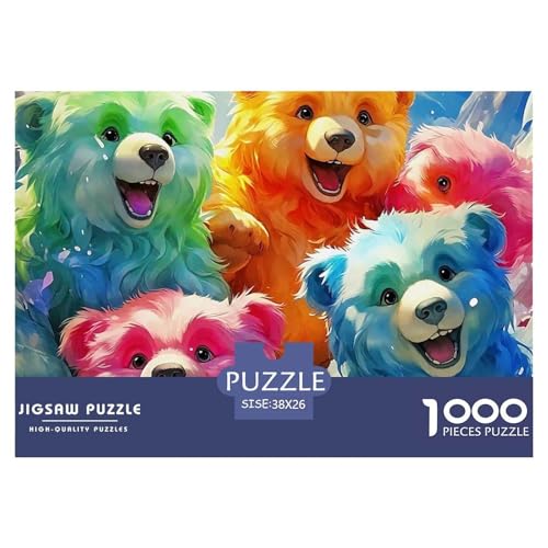 Süsser Kleiner Bär Puzzle 1000 Pieces A Challenging Puzzle Süße Tiere Puzzles for Adults Educational Game Challenge Toy Colourful Toy for Children from 8-12 Years for Children from 14 Years38x26cm/100 Süsser Kleiner Bär Puzzle 1000 Pieces A Challenging Puzzle Süße Tiere Puzzles for Adults Educational Game Challenge Toy Colourful Toy for Children from 8-12 Years for Children from 14 Years38x26cm/100 von JCOUSDAEO