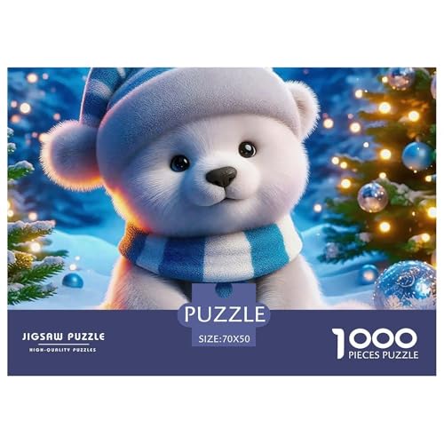Süsser Kleiner Bär Puzzle 1000 Pieces A Challenging Puzzle Süße Tiere Puzzles for Adults Educational Game Challenge Toy Colourful Toy for Children from 8-12 Years for Children from 14 Years70x50cm/100 Süsser Kleiner Bär Puzzle 1000 Pieces A Challenging Puzzle Süße Tiere Puzzles for Adults Educational Game Challenge Toy Colourful Toy for Children from 8-12 Years for Children from 14 Years70x50cm/100 von JCOUSDAEO