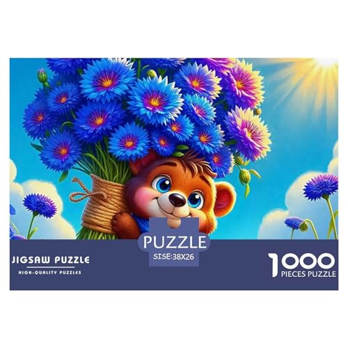Süsser Kleiner Bär Puzzle 1000 Pieces A Challenging Puzzle Süße Tiere Puzzles for Adults Educational Game Challenge Toy Colourful Toy for Children from 8-12 Years for Children from 14 Years38x26cm/100 Süsser Kleiner Bär Puzzle 1000 Pieces A Challenging Puzzle Süße Tiere Puzzles for Adults Educational Game Challenge Toy Colourful Toy for Children from 8-12 Years for Children from 14 Years38x26cm/100 von JCOUSDAEO