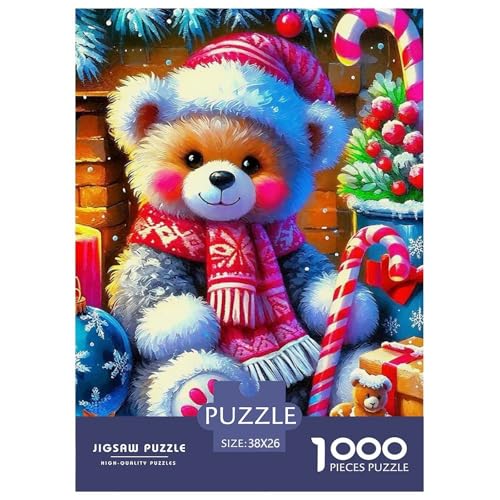 Süsser Kleiner Bär Puzzle 1000 Pieces A Challenging Puzzle Süße Tiere Puzzles for Adults and Children Gifts for Women, Gifts for Men for Children from 14 Years38x26cm/1000pcs von JCOUSDAEO