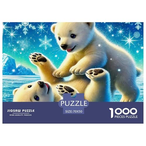 Süsser Kleiner Bär Puzzle 1000 Pieces A Challenging Puzzle Süße Tiere Puzzles for Adults and Children Gifts for Women, Gifts for Men for Children from 14 Years70x50cm/1000pcs von JCOUSDAEO