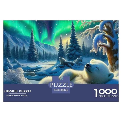 Süsser Kleiner Bär Puzzle 1000 Pieces Puzzle for Men and Women Süße Tiere Puzzles for Adults and Children Gifts for Women, Gifts for Men for Older Children38x26cm/1000pcs von JCOUSDAEO