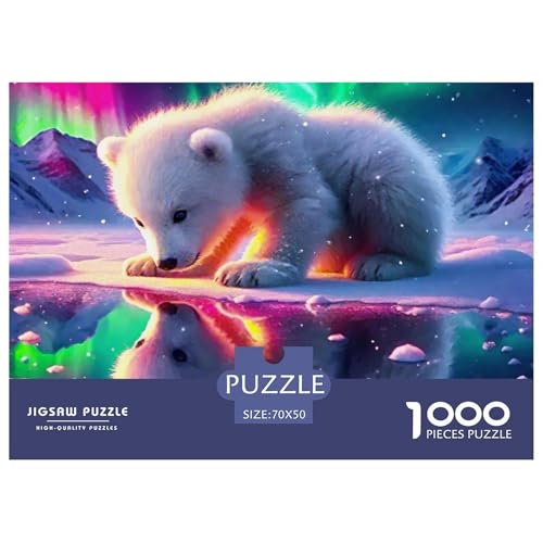 Süsser Kleiner Bär Puzzle 1000 Pieces Puzzle for Men and Women Süße Tiere Puzzles for Adults and Children Gifts for Women, Gifts for Men for Older Children70x50cm/1000pcs von JCOUSDAEO