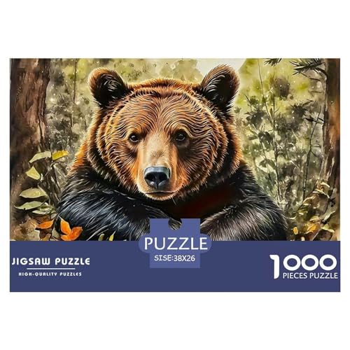 Süsser Kleiner Bär Puzzle for Adults 1000 Pieces A Challenging Puzzle Süße Tiere Puzzle Games for The Whole for Women, Gifts for Men for Children from 14 Years38x26cm/1000pcs von JCOUSDAEO