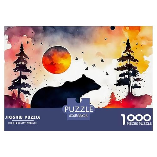 Süsser Kleiner Bär Puzzle for Adults 1000 Pieces A Challenging Puzzle Süße Tiere Puzzle Games for The Whole for Women, Gifts for Men for Older Children38x26cm/1000pcs von JCOUSDAEO