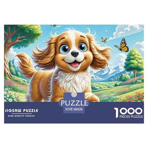 Tibetischer Spaniel ​ Puzzle for Adults 1000 Pieces A Challenging Puzzle Haustierhund Puzzle Games for The Whole for Women, Gifts for Men for Older Children38x26cm/1000pcs von JCOUSDAEO
