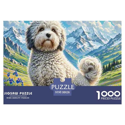 Tibetischer Terrier ​ 1000 Piece Puzzle Puzzle for Men and Women Haustierhund Puzzles for Adults and Children Colourful Toy for Children from 8-12 Years for Older Children38x26cm/1000pcs von JCOUSDAEO