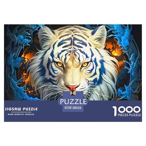 Tiger 1000 Piece Puzzle Puzzle for Men and Women Tier Puzzles for Adults Educational Game Challenge Toy Gifts for Women, Gifts for Men for Older Children38x26cm/1000pcs Tiger 1000 Piece Puzzle Puzzle for Men and Women Tier Puzzles for Adults Educational Game Challenge Toy Gifts for Women, Gifts for Men for Older Children38x26cm/1000pcs von JCOUSDAEO