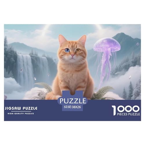 Tonkinesisch Puzzle 1000 Pieces A Challenging Puzzle Haustier Katze Puzzle Games for The Whole for Women, Gifts for Men for Children from 14 Years38x26cm/1000pcs von JCOUSDAEO