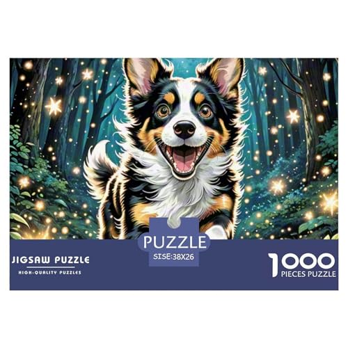 Walisischer Terrier ​ Puzzle 1000 Pieces Puzzle for Men and Women Süße Haustiere Puzzles for Adults Educational Game Challenge Toy Gifts for Women, Gifts for Men for Older Children38x26cm/1000pcs von JCOUSDAEO
