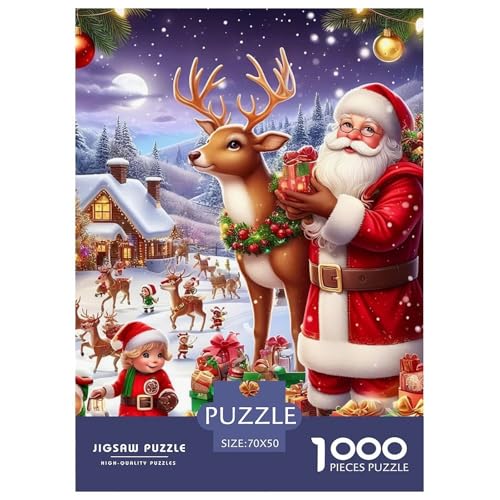 Weihnachtsmann 1000 Teile Puzzle EIN Herausforderndes Rätsel, Puzzles Für Erwachsene Lernspiel Herausforderungsspielzeug Erwachsenenpuzzle70x50cm/1000pcs Weihnachtsmann 1000 Teile Puzzle EIN Herausforderndes Rätsel, Puzzles Für Erwachsene Lernspiel Herausforderungsspielzeug Erwachsenenpuzzle70x50cm/1000pcs von JCOUSDAEO