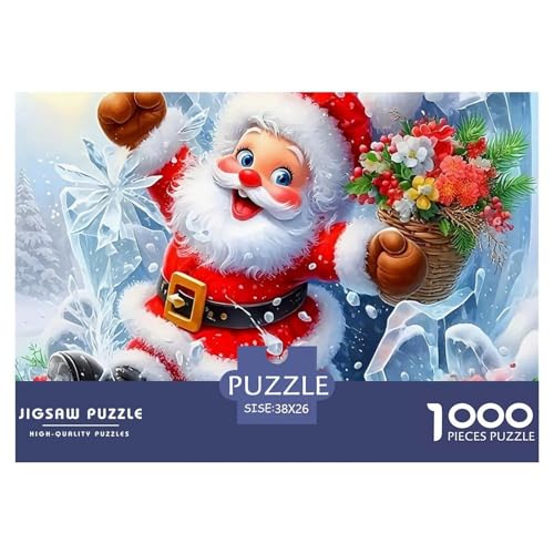 Weihnachtsmann 1000 Teile Puzzle EIN Herausforderndes Rätsel, Weihnachten Geschicklichkeitsspiel Für Die Ganze Familie,buntes Legespiel Erwachsenenpuzzle38x26cm/1000pcs Weihnachtsmann 1000 Teile Puzzle EIN Herausforderndes Rätsel, Weihnachten Geschicklichkeitsspiel Für Die Ganze Familie,buntes Legespiel Erwachsenenpuzzle38x26cm/1000pcs von JCOUSDAEO