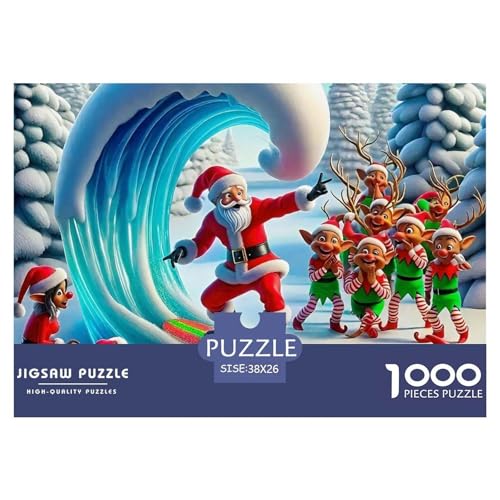 Weihnachtsmann 1000 Teile Puzzle EIN Herausforderndes Rätsel, Weihnachten Puzzles Für Erwachsene Lernspiel Herausforderungsspielzeug Erwachsenenpuzzle38x26cm/1000pcs Weihnachtsmann 1000 Teile Puzzle EIN Herausforderndes Rätsel, Weihnachten Puzzles Für Erwachsene Lernspiel Herausforderungsspielzeug Erwachsenenpuzzle38x26cm/1000pcs von JCOUSDAEO