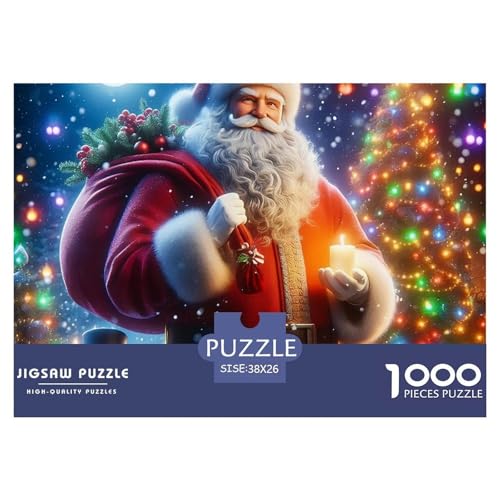Weihnachtsmann 1000 Teile Puzzle Farbenfrohes Puzzle Für Erwachsene Und Kinder Geschicklichkeitsspiel Für Die Ganze Familie,buntes Legespiel Erwachsenenpuzzle38x26cm/1000pcs Weihnachtsmann 1000 Teile Puzzle Farbenfrohes Puzzle Für Erwachsene Und Kinder Geschicklichkeitsspiel Für Die Ganze Familie,buntes Legespiel Erwachsenenpuzzle38x26cm/1000pcs von JCOUSDAEO
