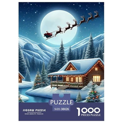 Weihnachtsmann 1000-teilige Puzzles EIN Herausforderndes Rätsel, Geschicklichkeitsspiel Für Die Ganze Familie,buntes Legespiel Kinder38x26cm/1000pcs Weihnachtsmann 1000-teilige Puzzles EIN Herausforderndes Rätsel, Geschicklichkeitsspiel Für Die Ganze Familie,buntes Legespiel Kinder38x26cm/1000pcs von JCOUSDAEO