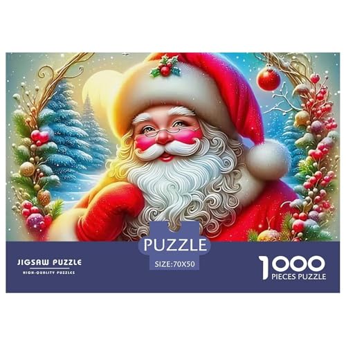 Weihnachtsmann 1000-teilige Puzzles EIN Herausforderndes Rätsel, Weihnachten Puzzles Für Erwachsene Lernspiel Herausforderungsspielzeug Kinder70x50cm/1000pcs Weihnachtsmann 1000-teilige Puzzles EIN Herausforderndes Rätsel, Weihnachten Puzzles Für Erwachsene Lernspiel Herausforderungsspielzeug Kinder70x50cm/1000pcs von JCOUSDAEO