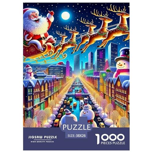 Weihnachtsmann 1000-teilige Puzzles Farbenfrohes Puzzle Für Erwachsene Und Kinder Puzzles Für Erwachsene Lernspiel Herausforderungsspielzeug Erwachsenenpuzzle38x26cm/1000pcs Weihnachtsmann 1000-teilige Puzzles Farbenfrohes Puzzle Für Erwachsene Und Kinder Puzzles Für Erwachsene Lernspiel Herausforderungsspielzeug Erwachsenenpuzzle38x26cm/1000pcs von JCOUSDAEO