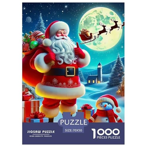Weihnachtsmann 1000-teilige Puzzles Farbenfrohes Puzzle Für Erwachsene Und Kinder Weihnachten Geschicklichkeitsspiel Für Die Ganze Familie,buntes Legespiel70x50cm/1000pcs Weihnachtsmann 1000-teilige Puzzles Farbenfrohes Puzzle Für Erwachsene Und Kinder Weihnachten Geschicklichkeitsspiel Für Die Ganze Familie,buntes Legespiel70x50cm/1000pcs von JCOUSDAEO