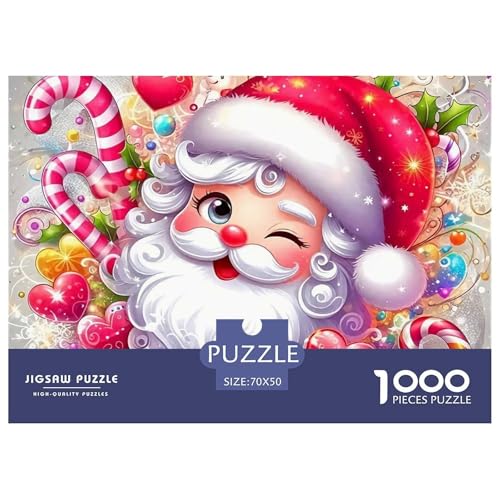 Weihnachtsmann 1000-teilige Puzzles Klassische Puzzles Schwer Für Erwachsene Und Kinder Puzzles Für Erwachsene Lernspiel Herausforderungsspielzeug70x50cm/1000pcs Weihnachtsmann 1000-teilige Puzzles Klassische Puzzles Schwer Für Erwachsene Und Kinder Puzzles Für Erwachsene Lernspiel Herausforderungsspielzeug70x50cm/1000pcs von JCOUSDAEO