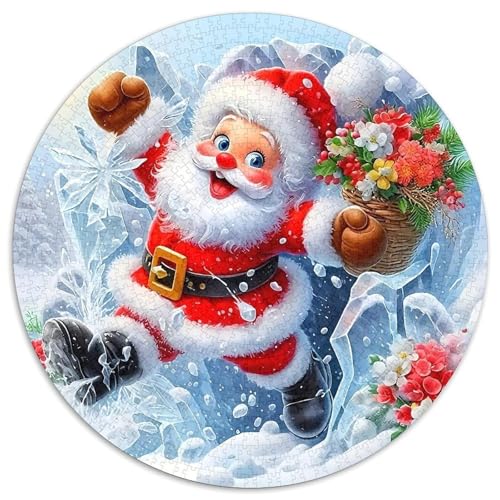 Weihnachtsmann 1000Jigsaws Presents Weihnachten Round Jigsaw Educational Stress Relieving Toy Adult Sophisticated for Adults1000pcs (67.5x67.5cm) von JCOUSDAEO