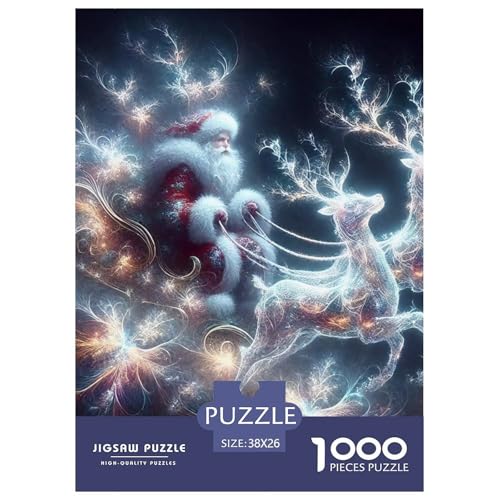 Weihnachtsmann Puzzle 1000 Teile EIN Herausforderndes Rätsel, Geschicklichkeitsspiel Für Die Ganze Familie Erwachsenenpuzzle Ab 14 Jahren38x26cm/1000pcs Weihnachtsmann Puzzle 1000 Teile EIN Herausforderndes Rätsel, Geschicklichkeitsspiel Für Die Ganze Familie Erwachsenenpuzzle Ab 14 Jahren38x26cm/1000pcs von JCOUSDAEO