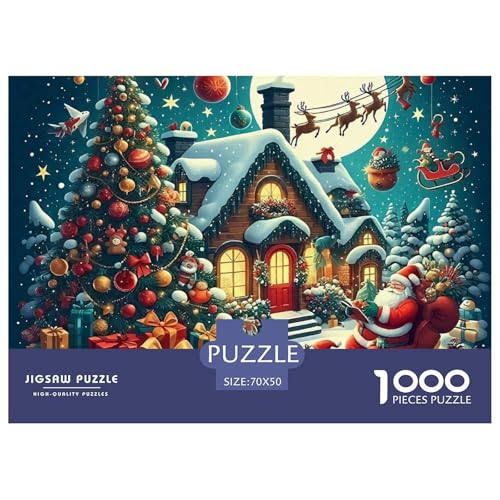 Weihnachtsmann Puzzle 1000 Teile EIN Herausforderndes Rätsel, Geschicklichkeitsspiel Für Die Ganze Familie Erwachsenenpuzzle Ab 14 Jahren70x50cm/1000pcs Weihnachtsmann Puzzle 1000 Teile EIN Herausforderndes Rätsel, Geschicklichkeitsspiel Für Die Ganze Familie Erwachsenenpuzzle Ab 14 Jahren70x50cm/1000pcs von JCOUSDAEO