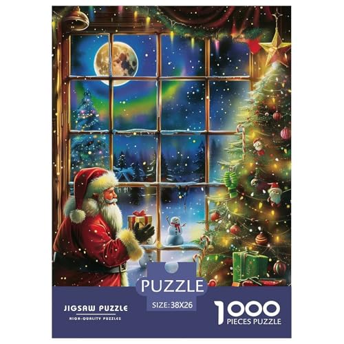 Weihnachtsmann Puzzle 1000 Teile EIN Herausforderndes Rätsel, Weihnachten Geschenke Für Frauen,Geschenke Für Männer Erwachsenenpuzzle Ab 14 Jahren38x26cm/1000pcs Weihnachtsmann Puzzle 1000 Teile EIN Herausforderndes Rätsel, Weihnachten Geschenke Für Frauen,Geschenke Für Männer Erwachsenenpuzzle Ab 14 Jahren38x26cm/1000pcs von JCOUSDAEO
