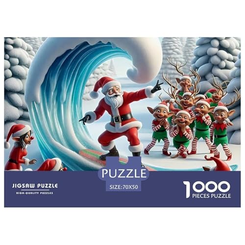 Weihnachtsmann Puzzle 1000 Teile EIN Herausforderndes Rätsel, Weihnachten Geschicklichkeitsspiel Für Die Ganze Familie Erwachsenenpuzzle Ab 14 Jahren70x50cm/1000pcs Weihnachtsmann Puzzle 1000 Teile EIN Herausforderndes Rätsel, Weihnachten Geschicklichkeitsspiel Für Die Ganze Familie Erwachsenenpuzzle Ab 14 Jahren70x50cm/1000pcs von JCOUSDAEO