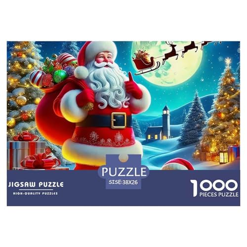Weihnachtsmann Puzzle 1000 Teile EIN Herausforderndes Rätsel, Weihnachten Puzzles Für Erwachsene Lernspiel Erwachsenenpuzzle Ab 14 Jahren38x26cm/1000pcs Weihnachtsmann Puzzle 1000 Teile EIN Herausforderndes Rätsel, Weihnachten Puzzles Für Erwachsene Lernspiel Erwachsenenpuzzle Ab 14 Jahren38x26cm/1000pcs von JCOUSDAEO